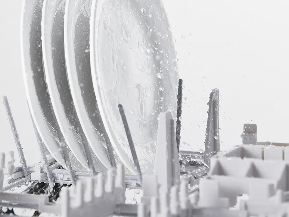 湯温調整で油汚れを落とす 「バイタル除菌洗浄」